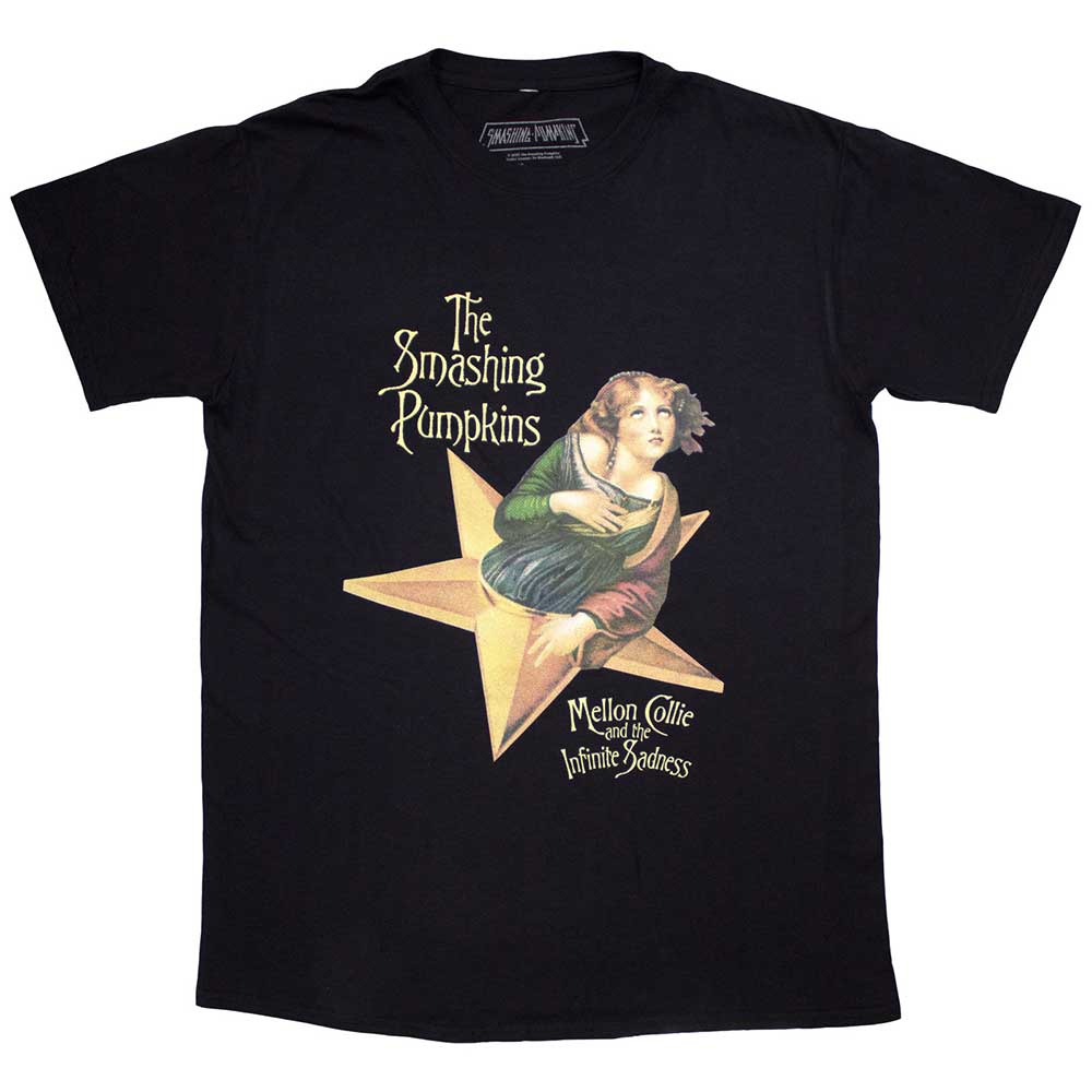 The Smashing Pumpkins Unisex T-Shirt: Mellon Collie (Navy Blue)