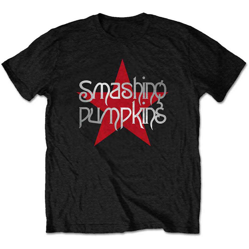 The Smashing Pumpkins Unisex T-Shirt: Star Logo (Black)