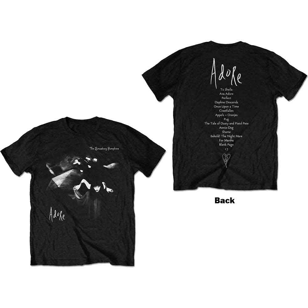 The Smashing Pumpkins Unisex T-Shirt: Adore (Black) (Back Print)