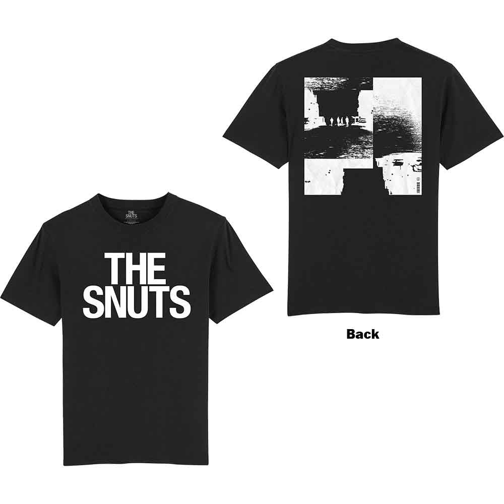 The Snuts Unisex T-Shirt: Collage (Black) (Back Print)