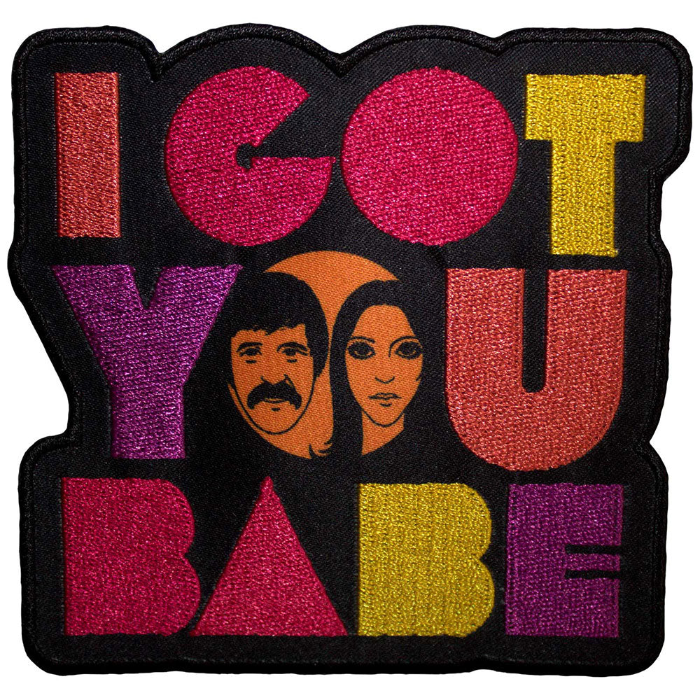 Sonny & Cher Standard Patch: I Got You Babe Faces