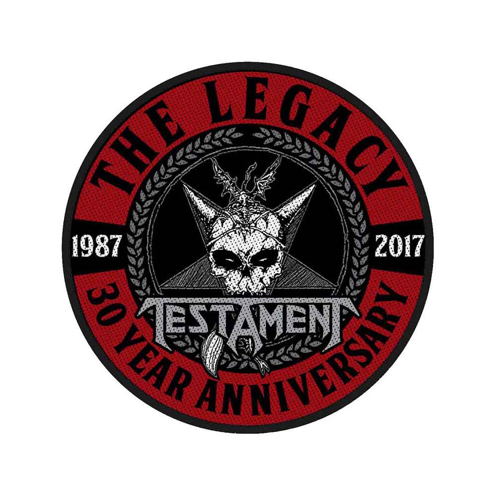 Testament Standard Patch: The Legacy 30 Year Anniversary