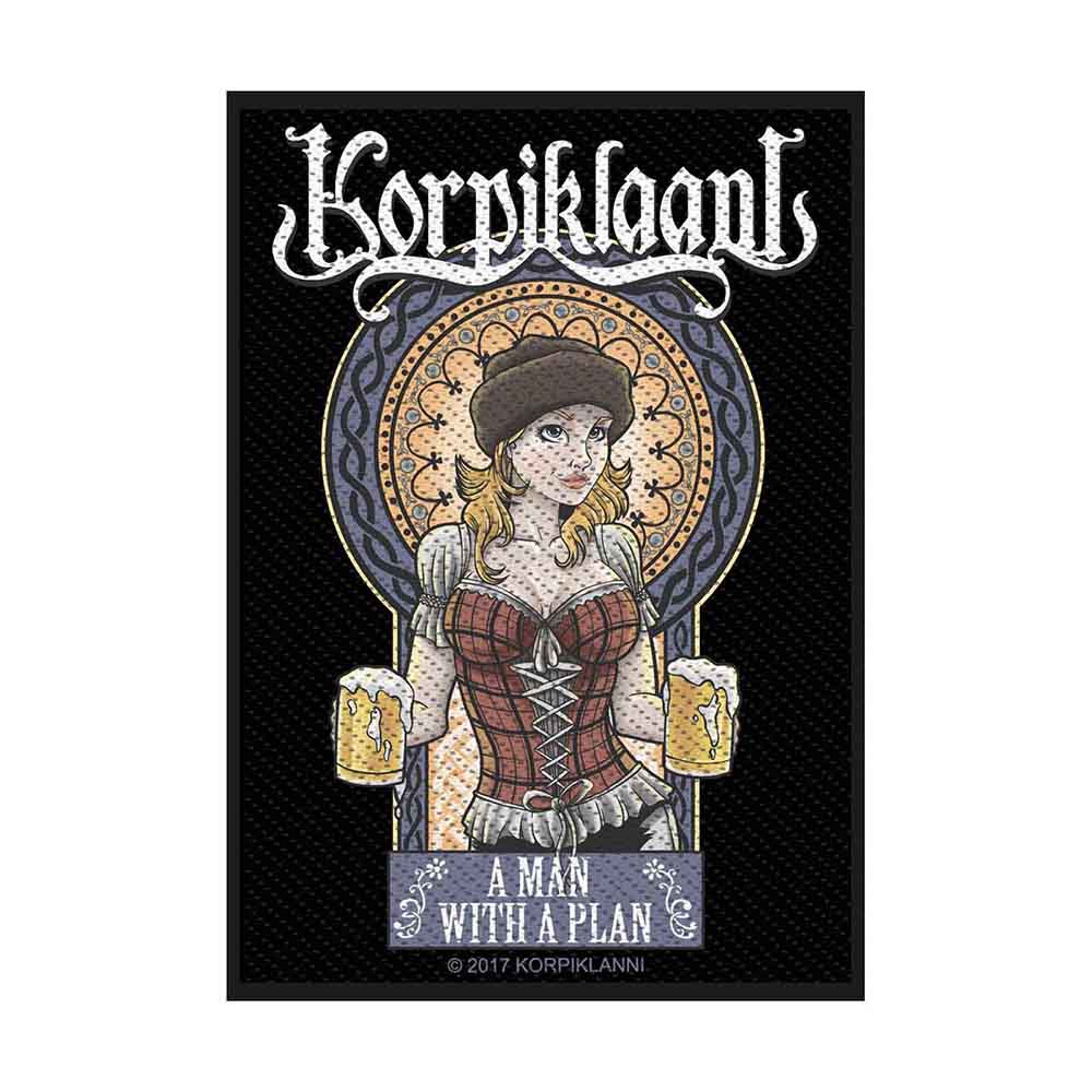 Korpiklaani Standard Patch: A Man with a Plan