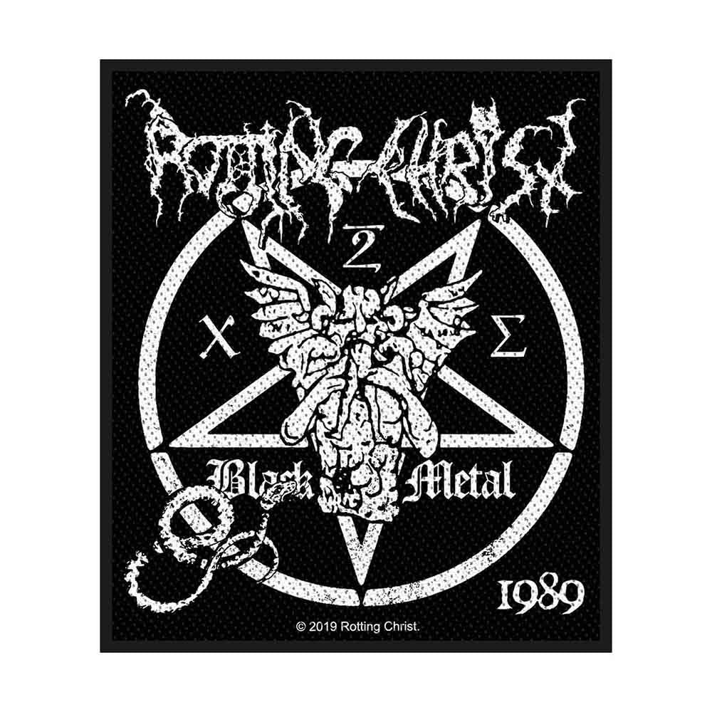 Rotting Christ Standard Patch: Black Metal