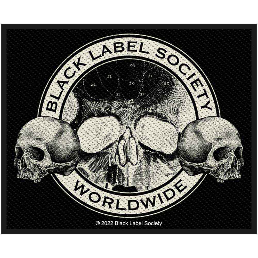 Black Label Society Standard Patch: Skulls