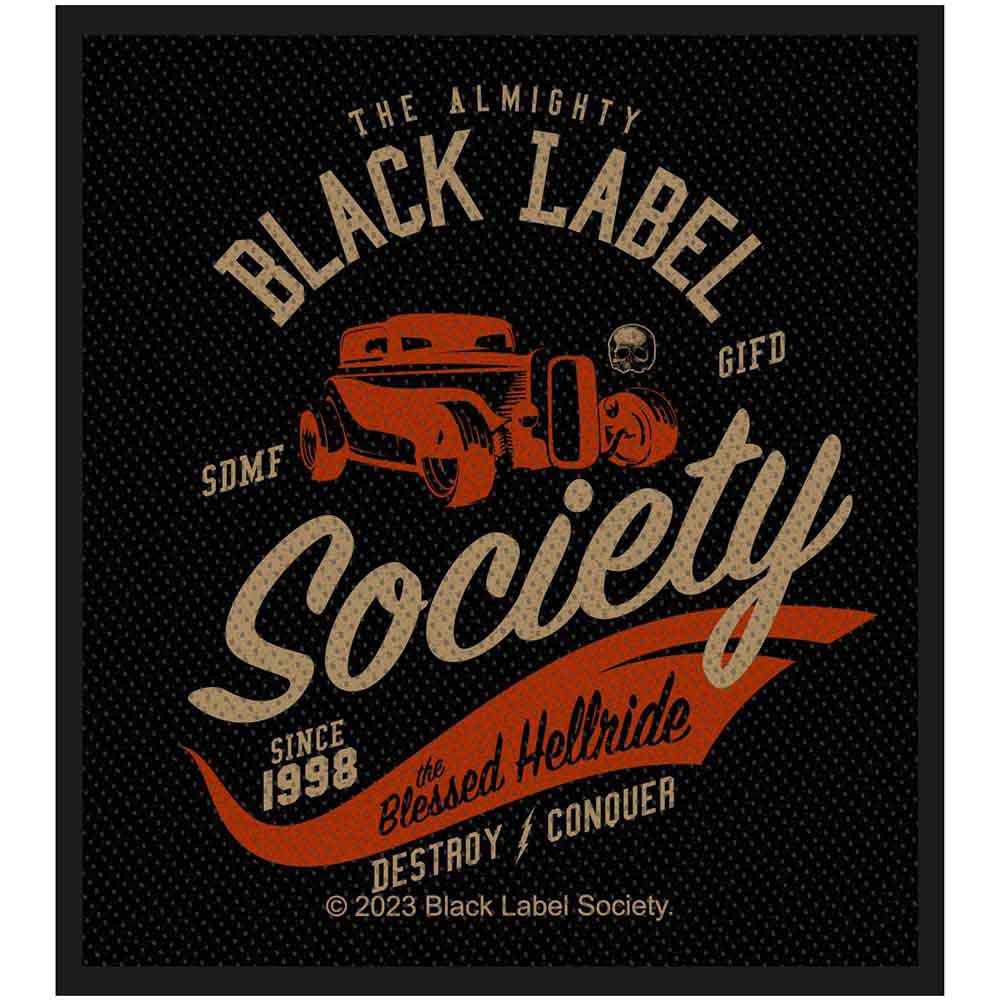 Black Label Society Standard Patch: The Blessed Hellride