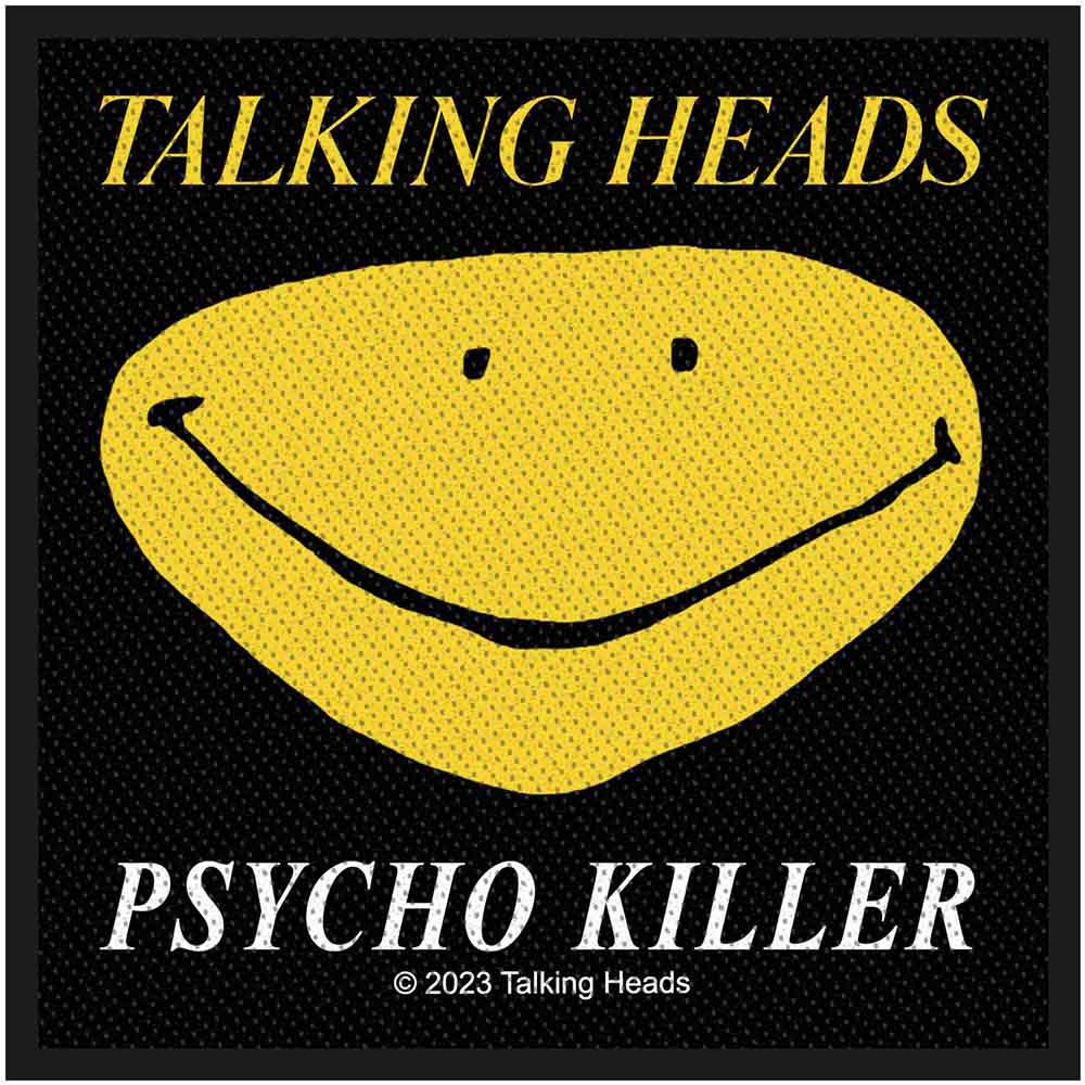 Talking Heads Standard Patch: Psycho Killer