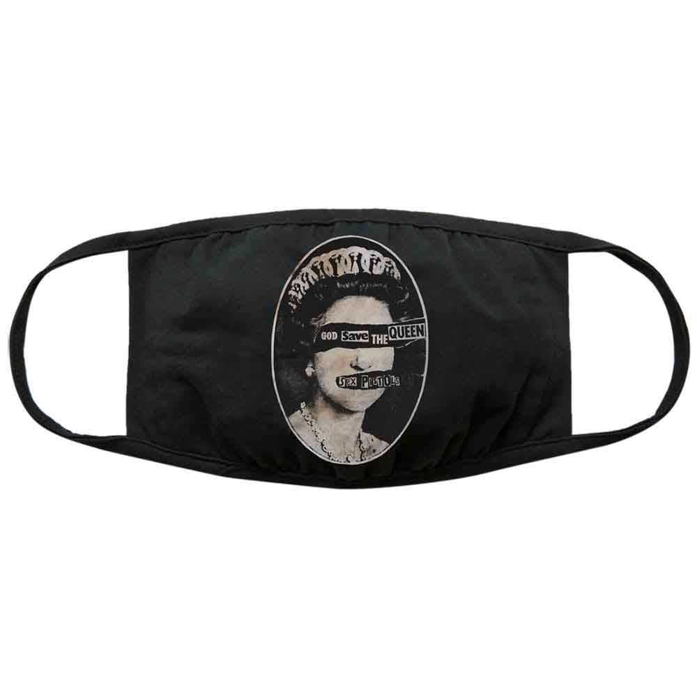 The Sex Pistols Face Mask: God Save The Queen (Black)