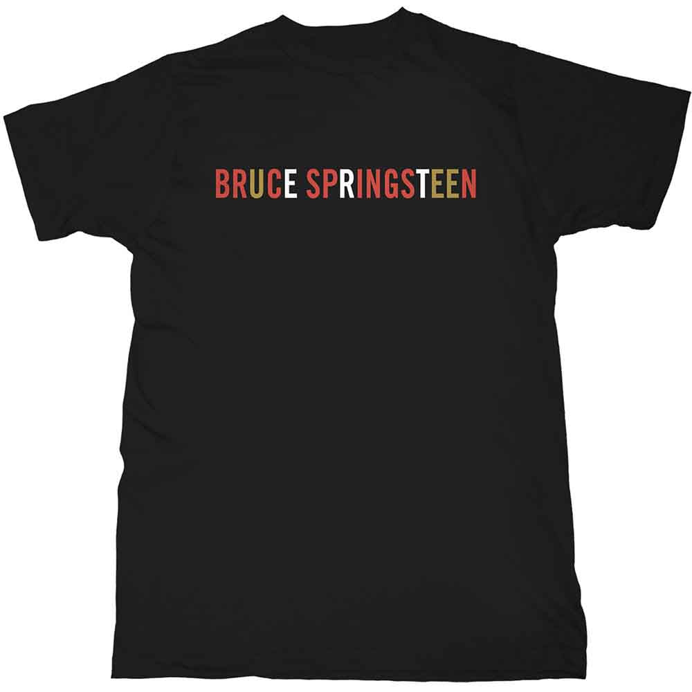 Bruce Springsteen Unisex T-Shirt: Logo (Black)