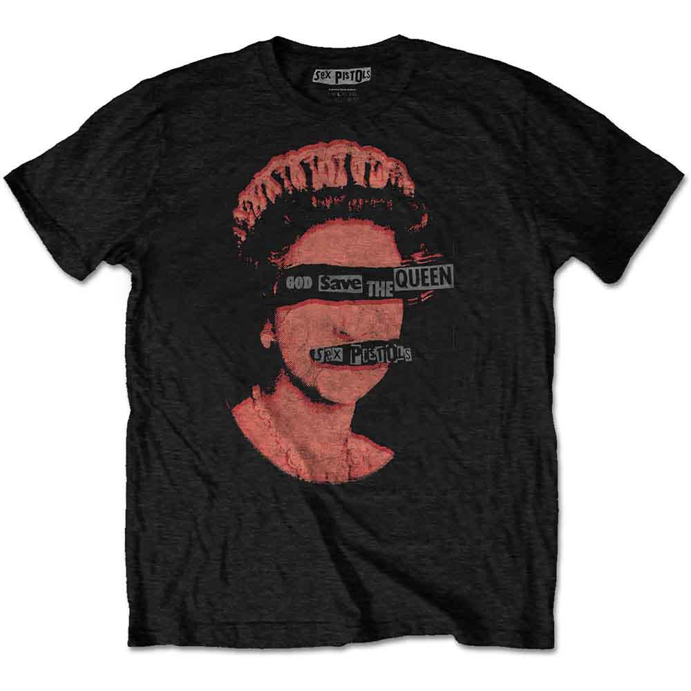 The Sex Pistols Unisex T-Shirt: God Save The Queen (Black)