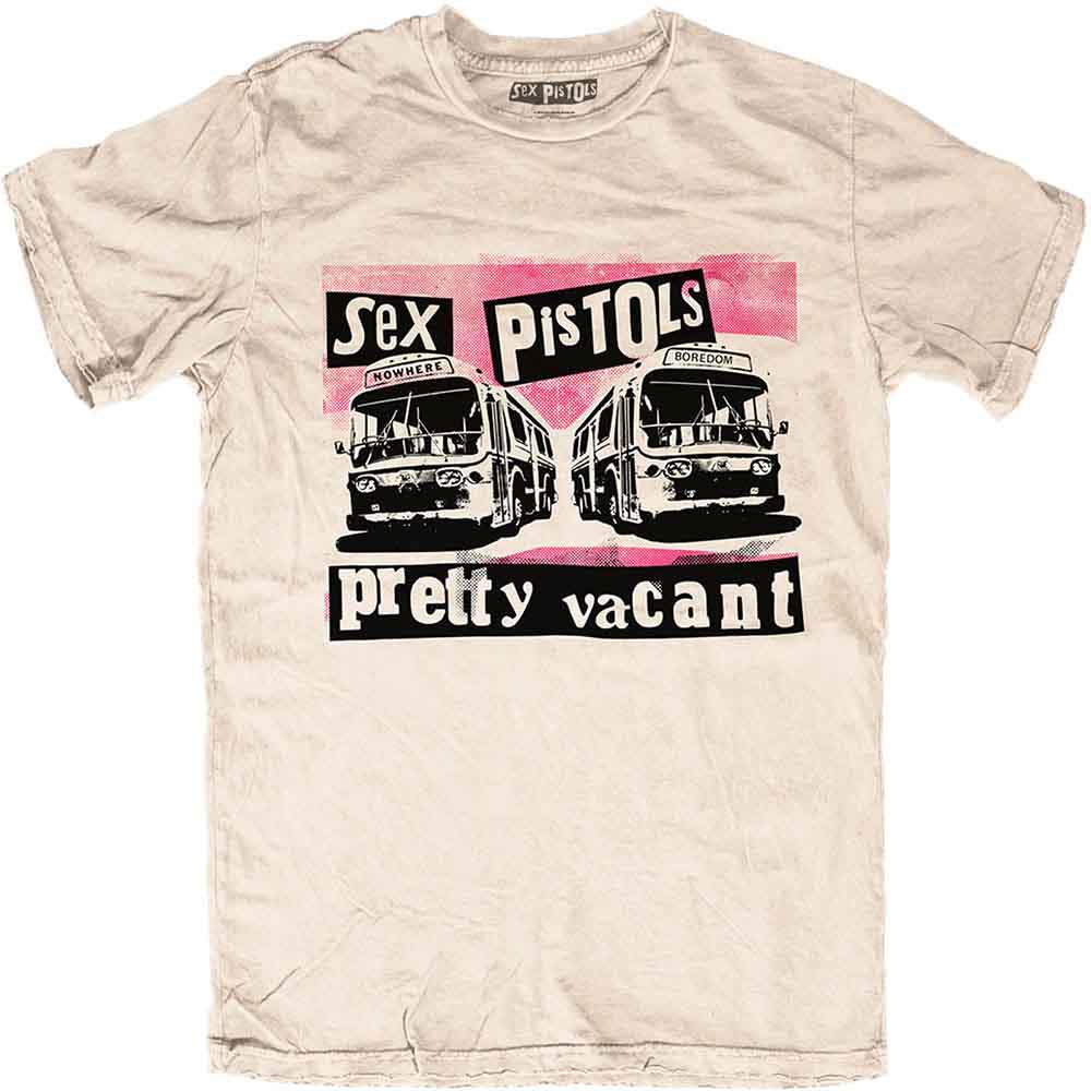 The Sex Pistols Unisex T-Shirt: Pretty Vacant (Sand)