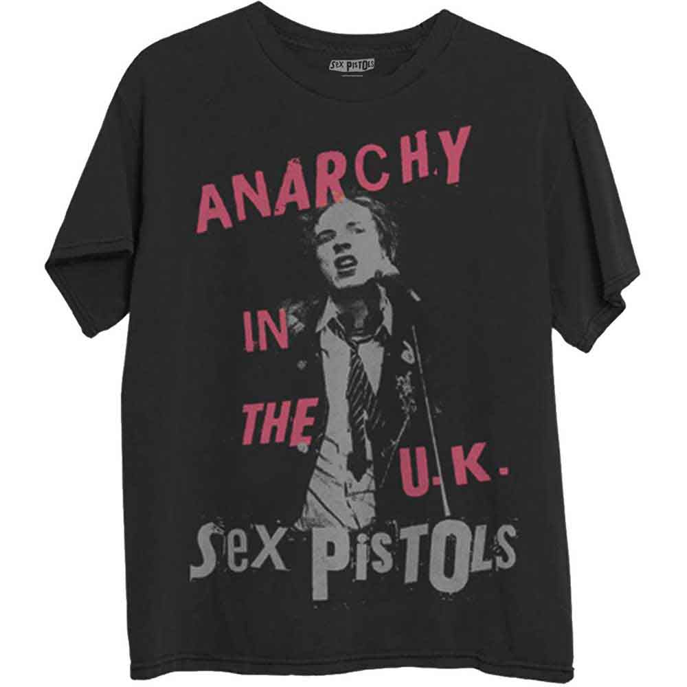 The Sex Pistols Unisex T-Shirt: Anarchy in the UK (Black)