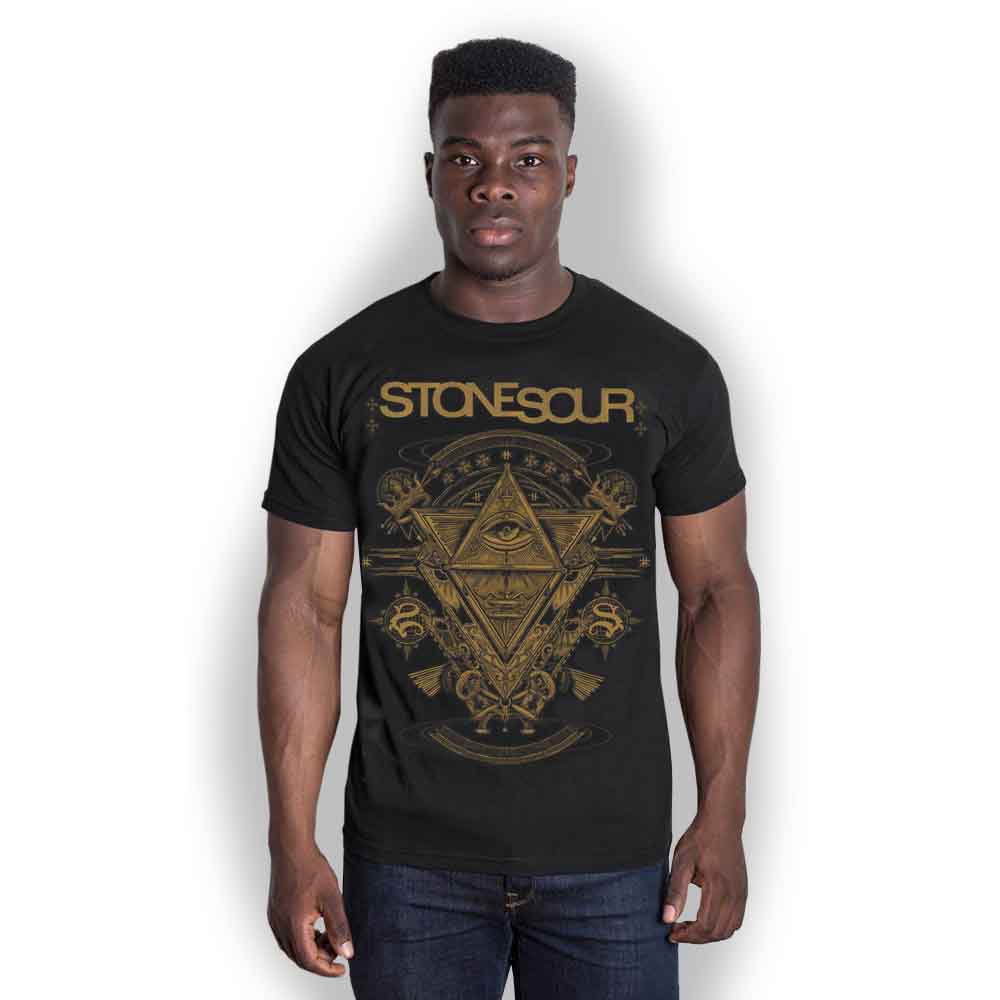 Stone Sour Unisex T-Shirt: Pyramid (Black)