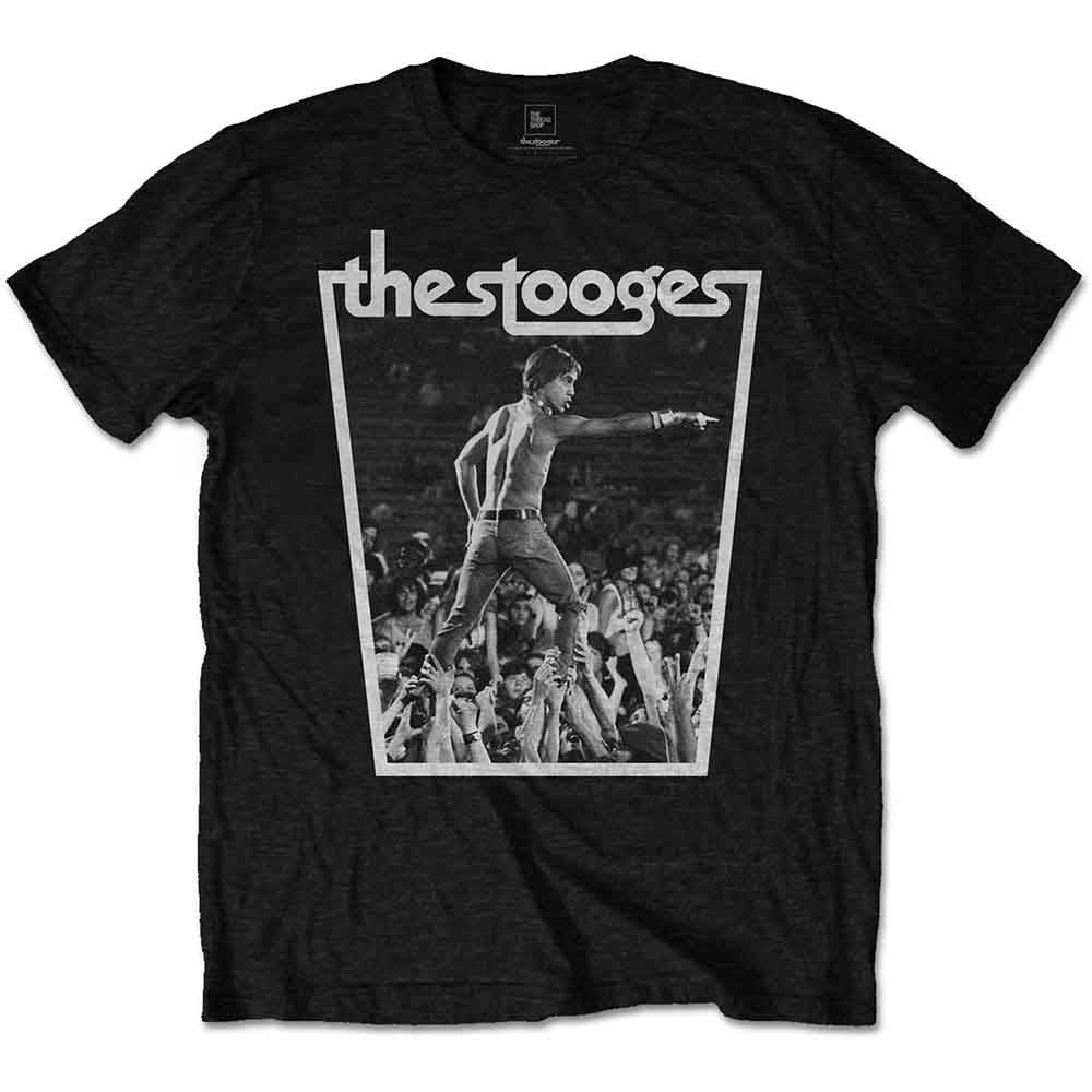 Iggy & The Stooges Unisex T-Shirt: Crowd walk (Black)