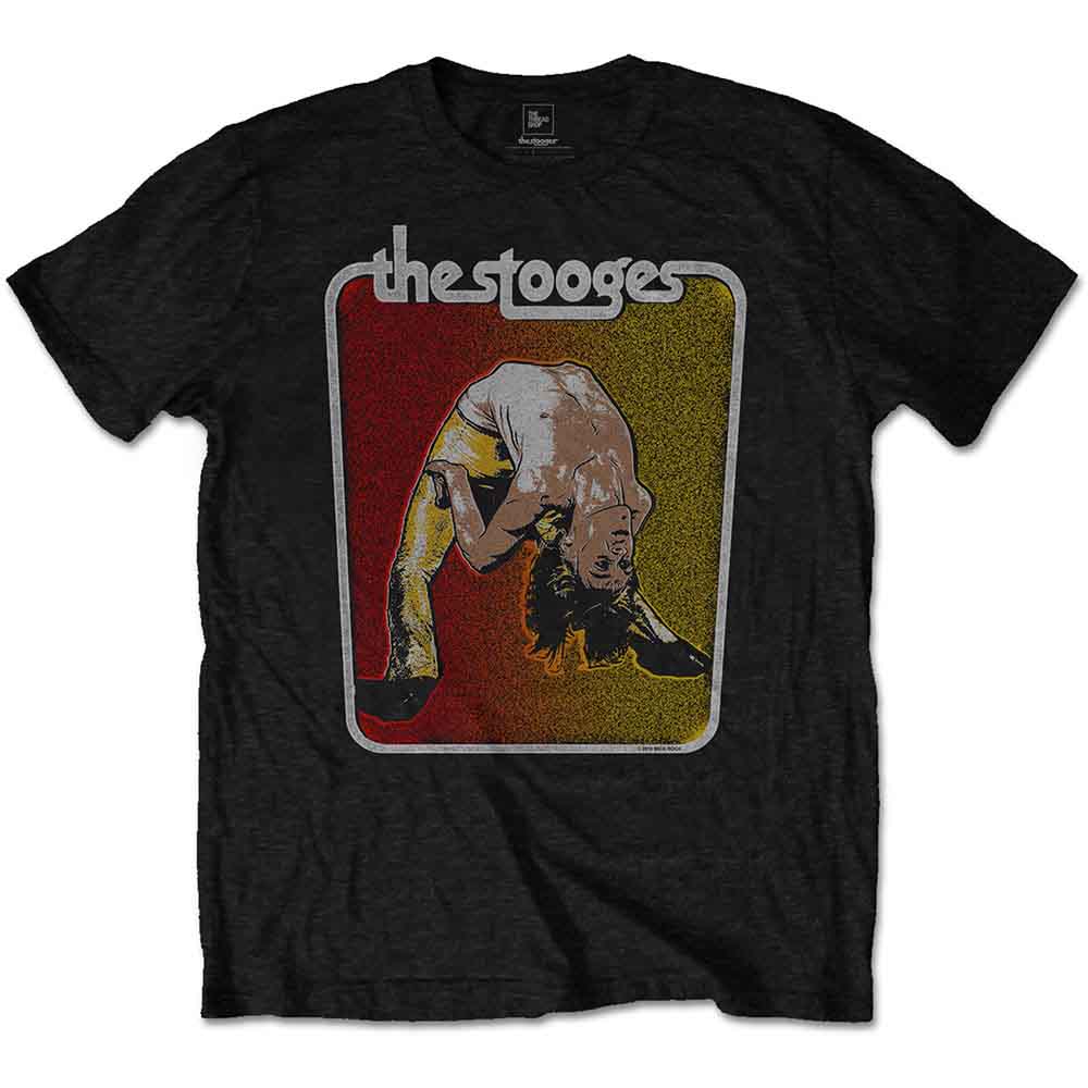 Iggy & The Stooges Unisex T-Shirt: Iggy Bent Double (Black)