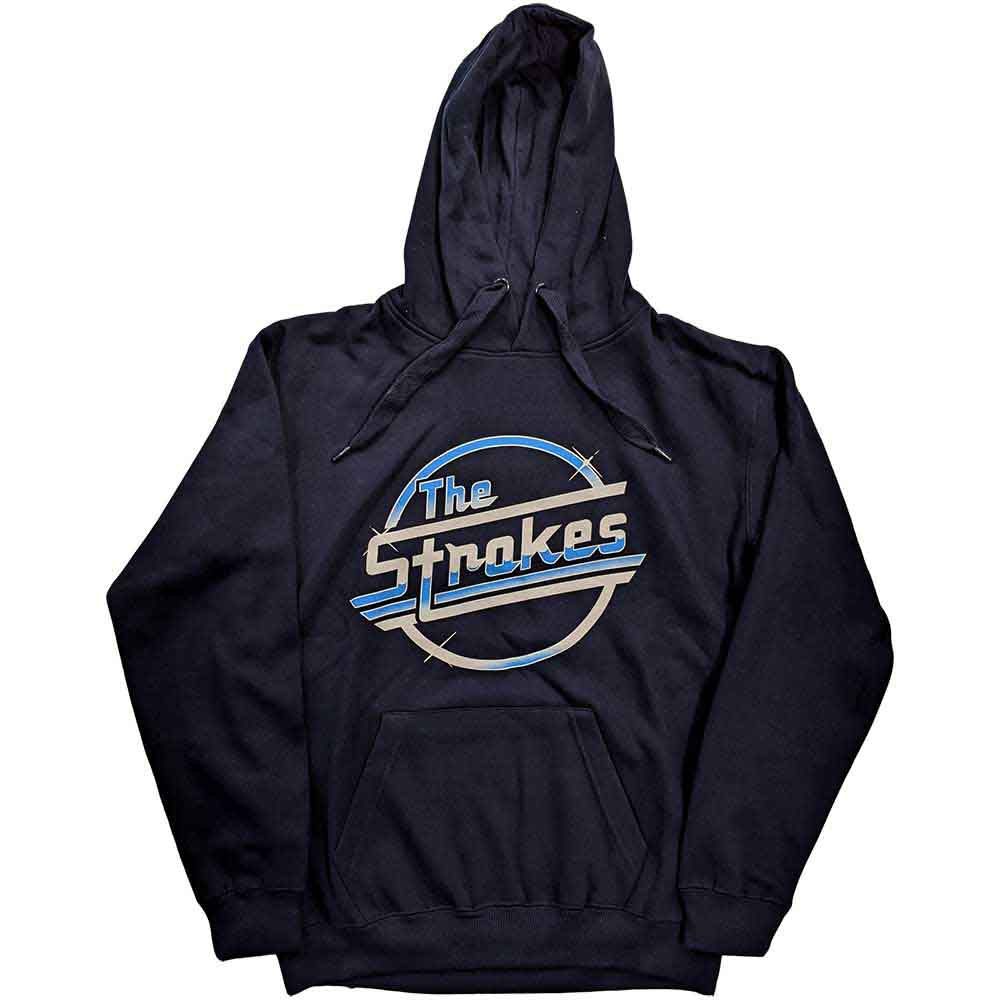 The Strokes Unisex Pullover Hoodie: OG Magna (Navy Blue)