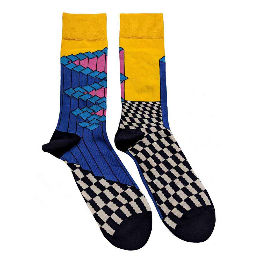 The Strokes Unisex Ankle Socks: Angles (Blue) (UK Size 7 - 11)