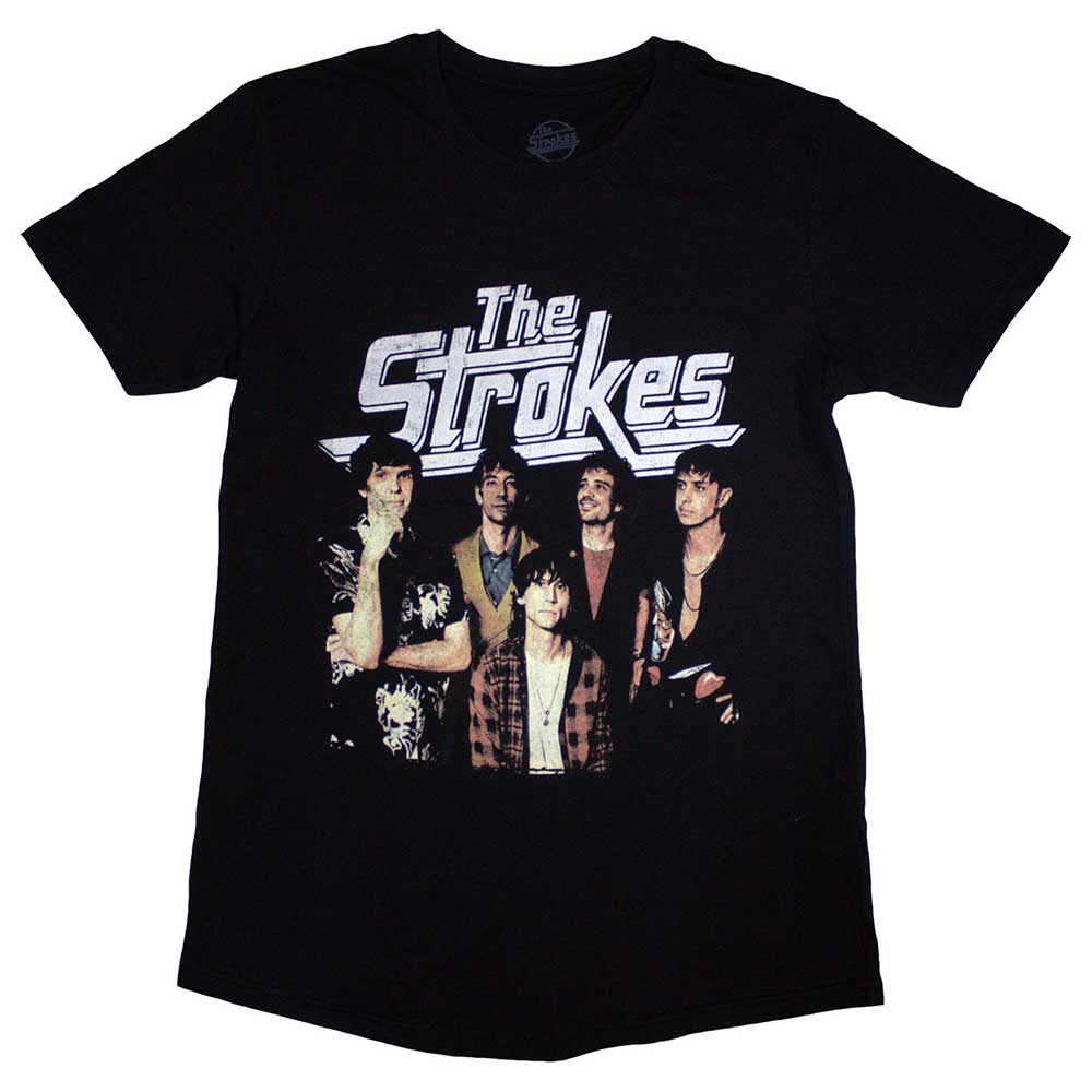 The Strokes Unisex T-Shirt: Band Photo (Black)