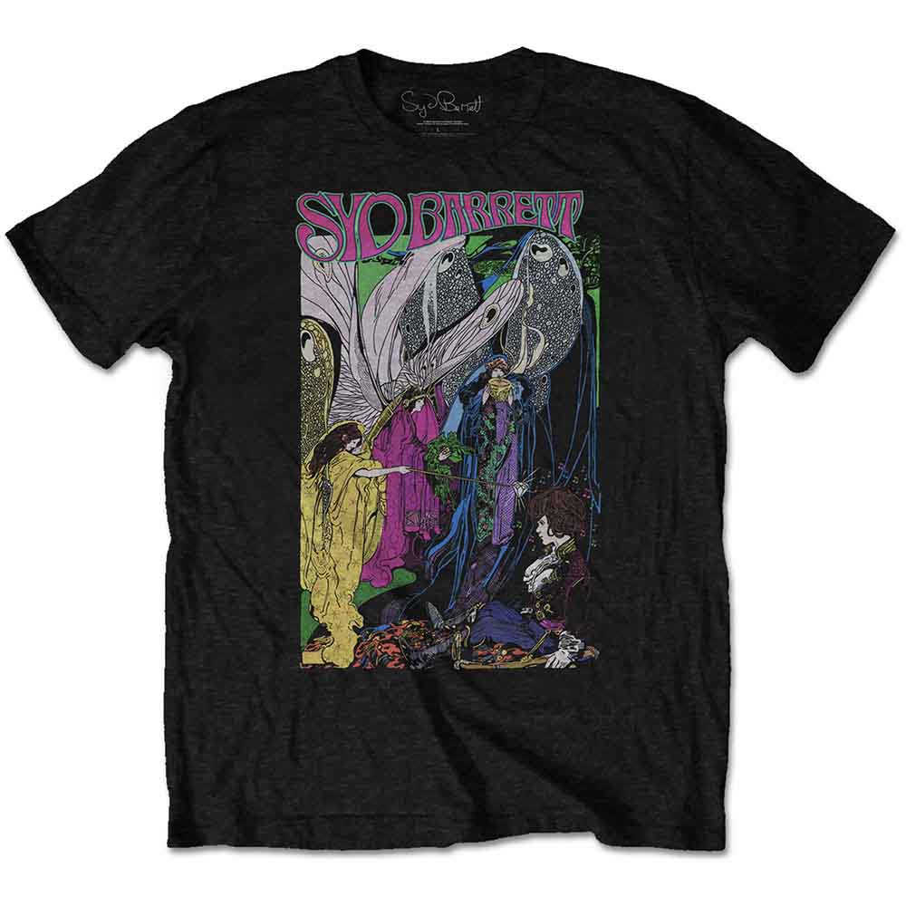 Syd Barrett Unisex T-Shirt: Fairies (Black)