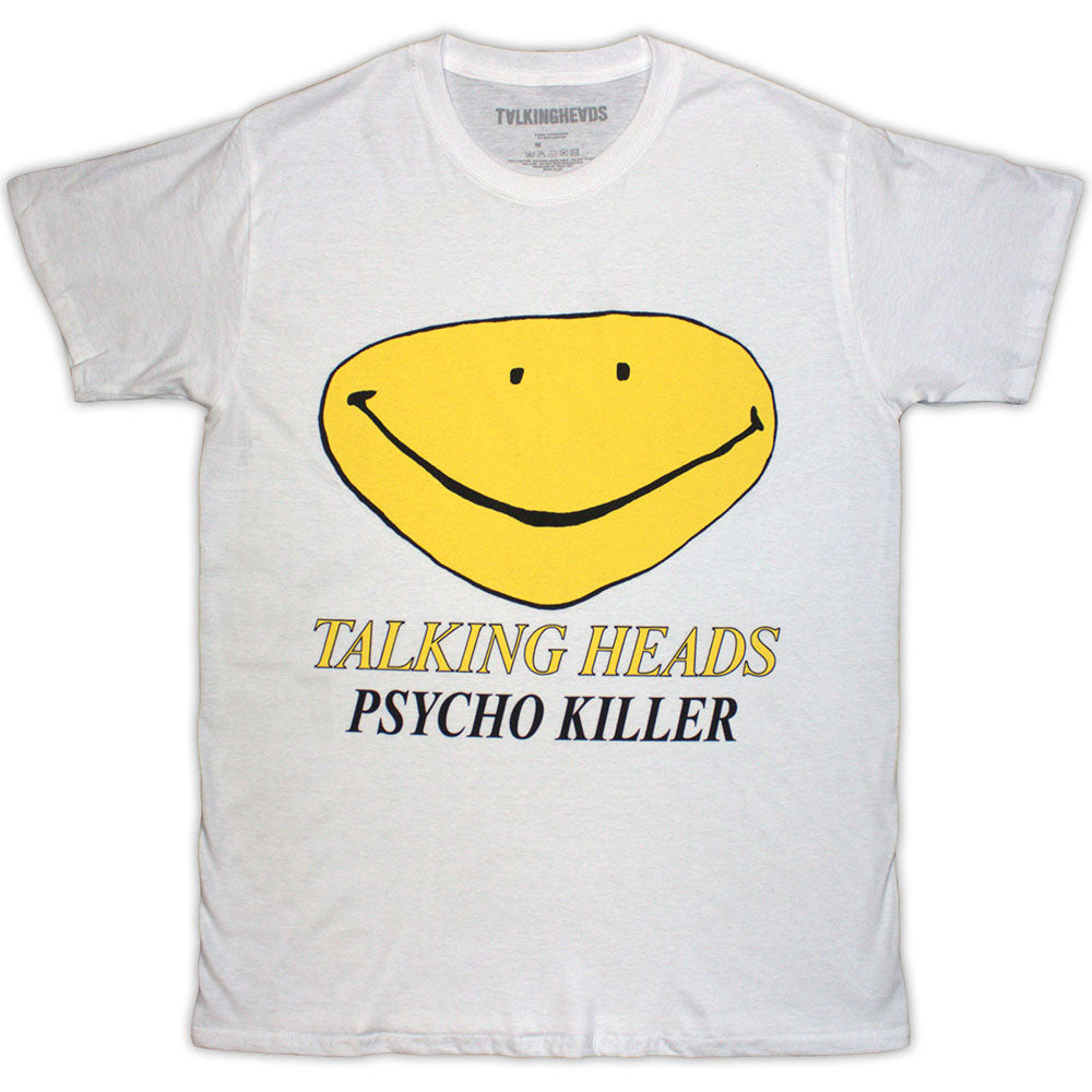 Talking Heads Unisex T-Shirt: Psycho Killer (White)