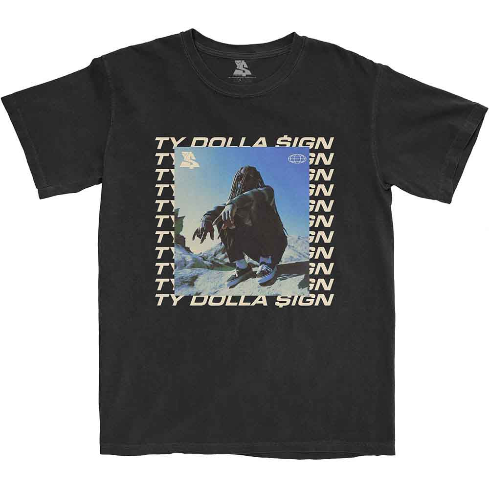 Ty Dolla Sign Unisex T-Shirt: Global Square (Black)