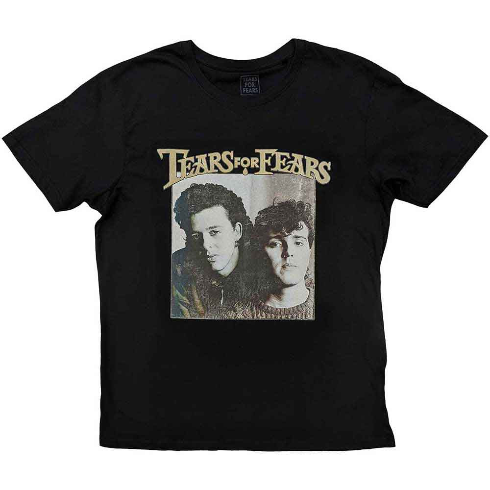 Tears For Fears Unisex T-Shirt: Throwback Photo (Black)