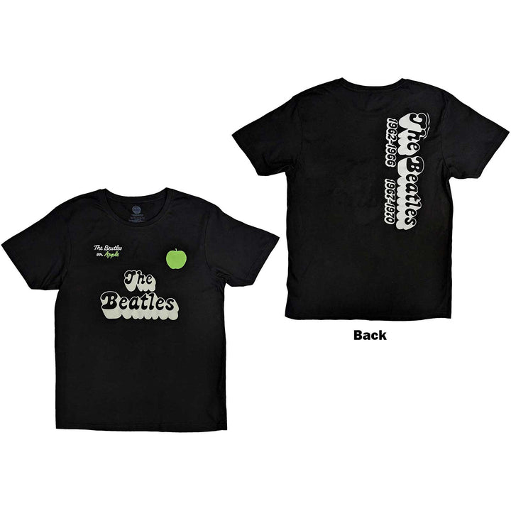 70s Logo & Years (Back Print) Unisex T-Shirt | The Beatles