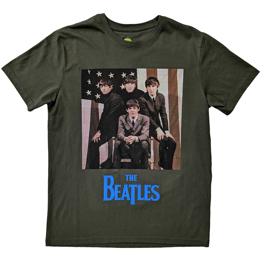 US Flag Photo Unisex T-Shirt | The Beatles