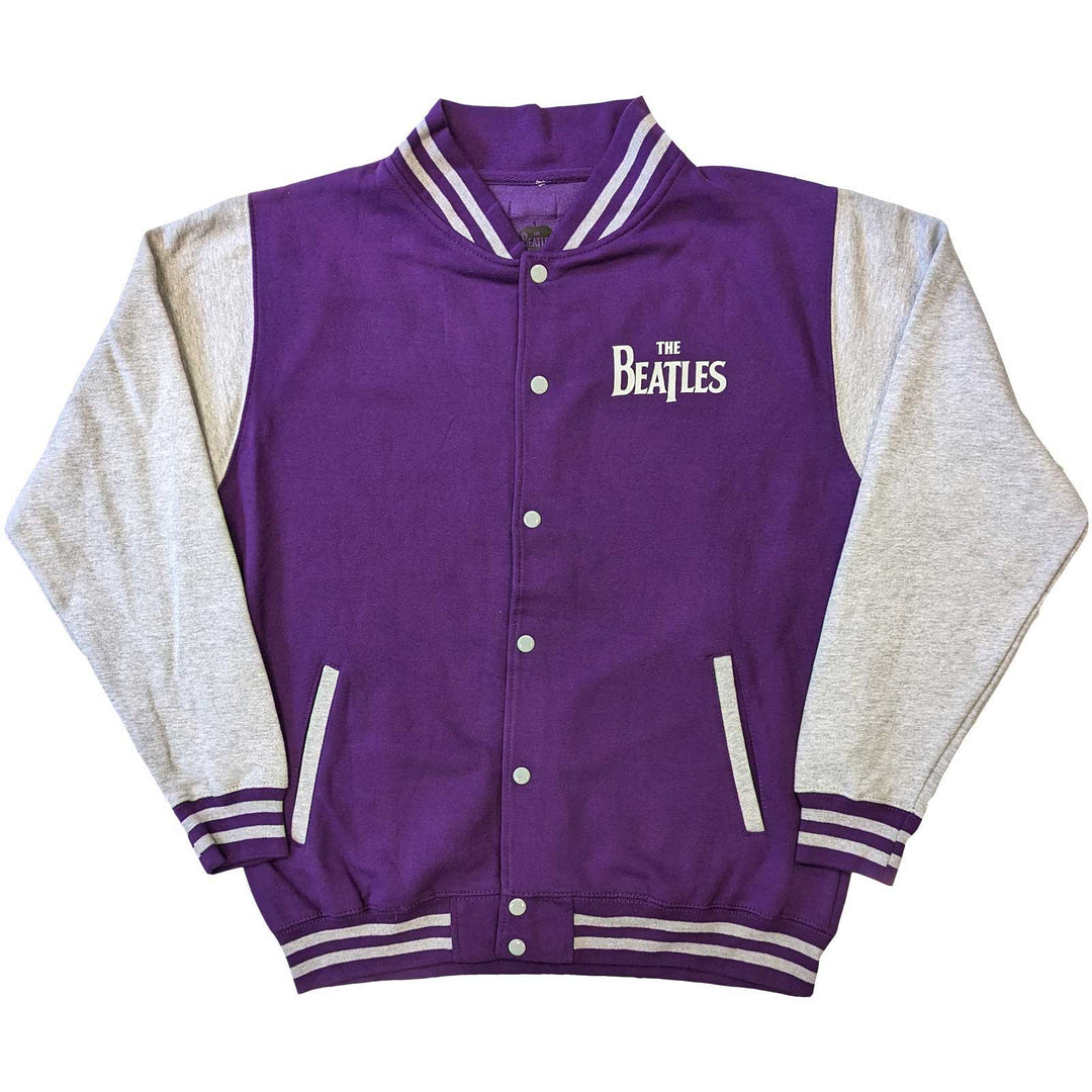 Drop T Logo (Back Print) Unisex Varsity Jacket | The Beatles