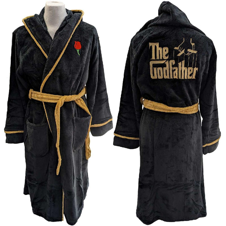 Rose & Logo Unisex Bathrobe | The Godfather