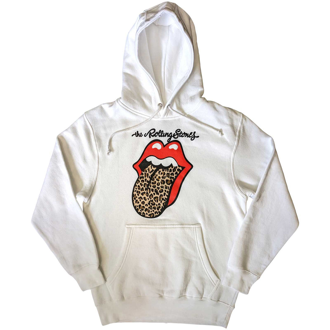 Leopard Tongue Unisex Pullover Hoodie | The Rolling Stones
