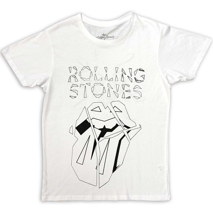 Hackney Diamonds Diamond Tongue Outline (Back Print) Unisex T-Shirt | The Rolling Stones