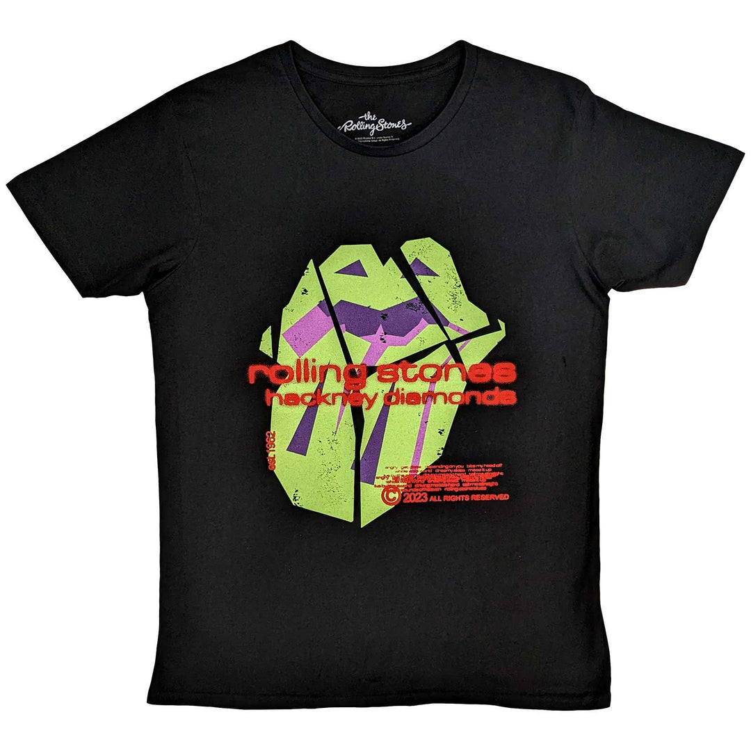 Hackney Diamonds Neon Tongue Unisex T-Shirt | The Rolling Stones