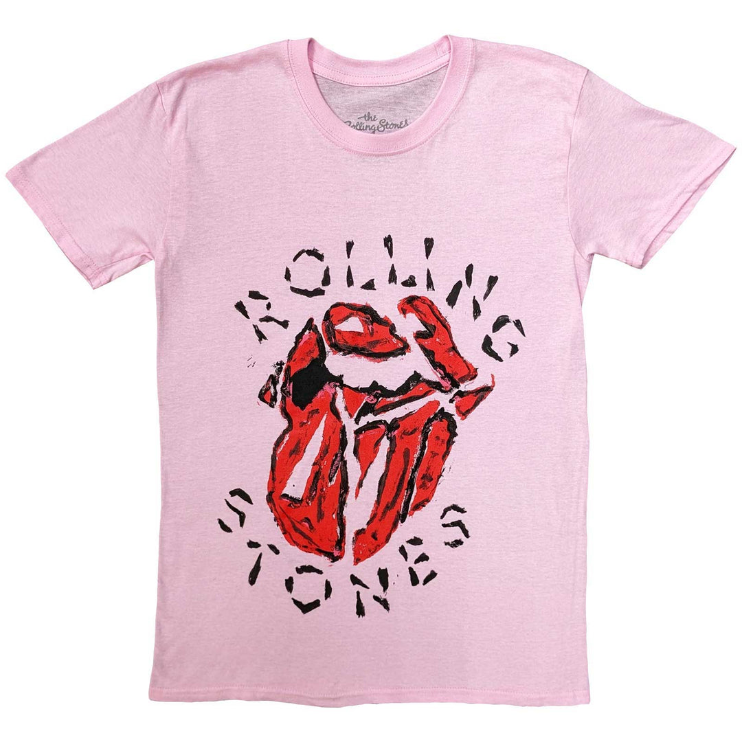 Hackney Diamonds Painted Tongue Unisex T-Shirt | The Rolling Stones