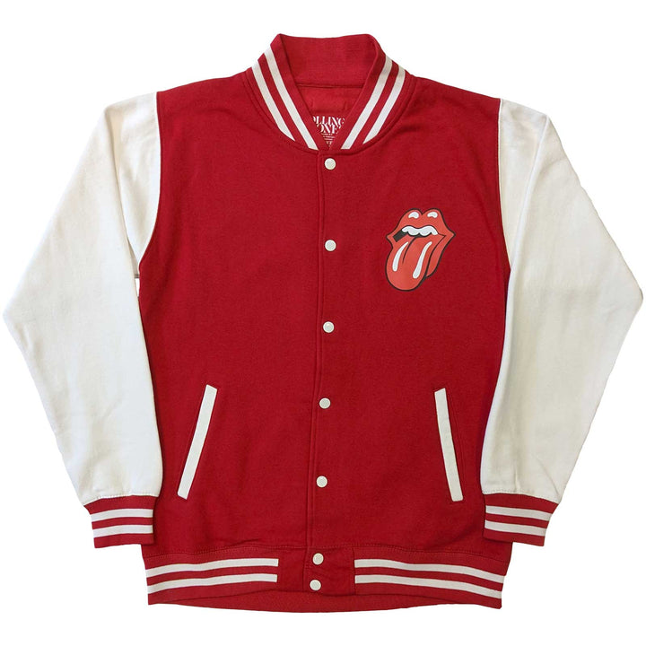Classic Tongue (Back Print) Unisex Varsity Jacket | The Rolling Stones