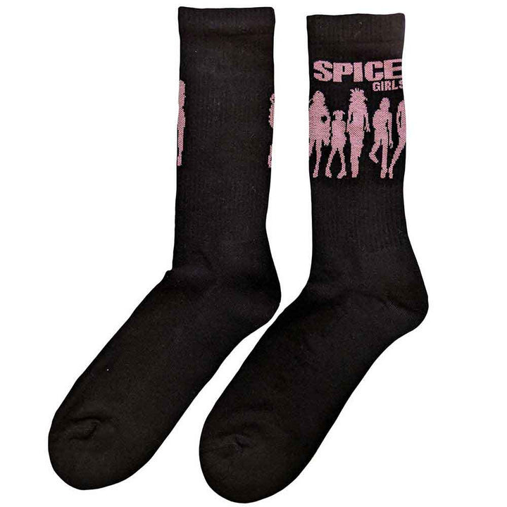 Silhouette Unisex Ankle Socks (UK Size 7 - 11) | The Spice Girls