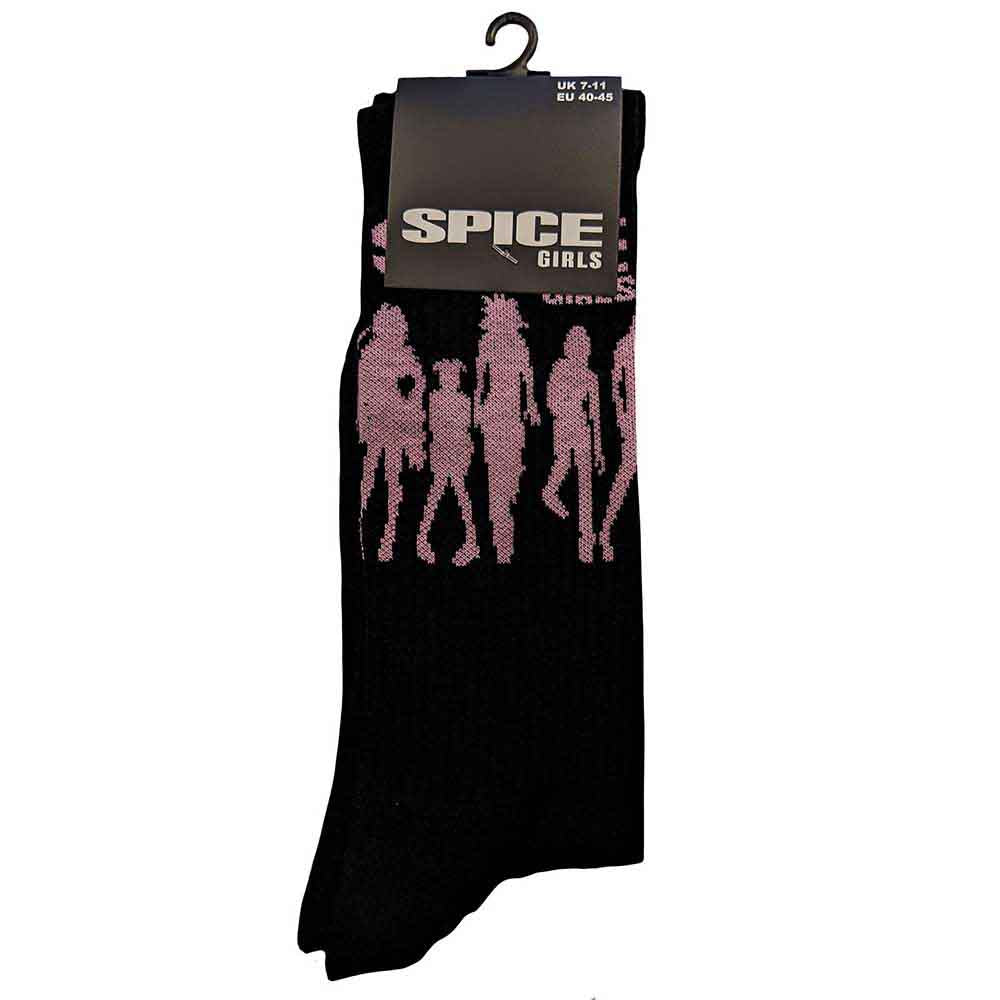 Silhouette Unisex Ankle Socks (UK Size 7 - 11) | The Spice Girls