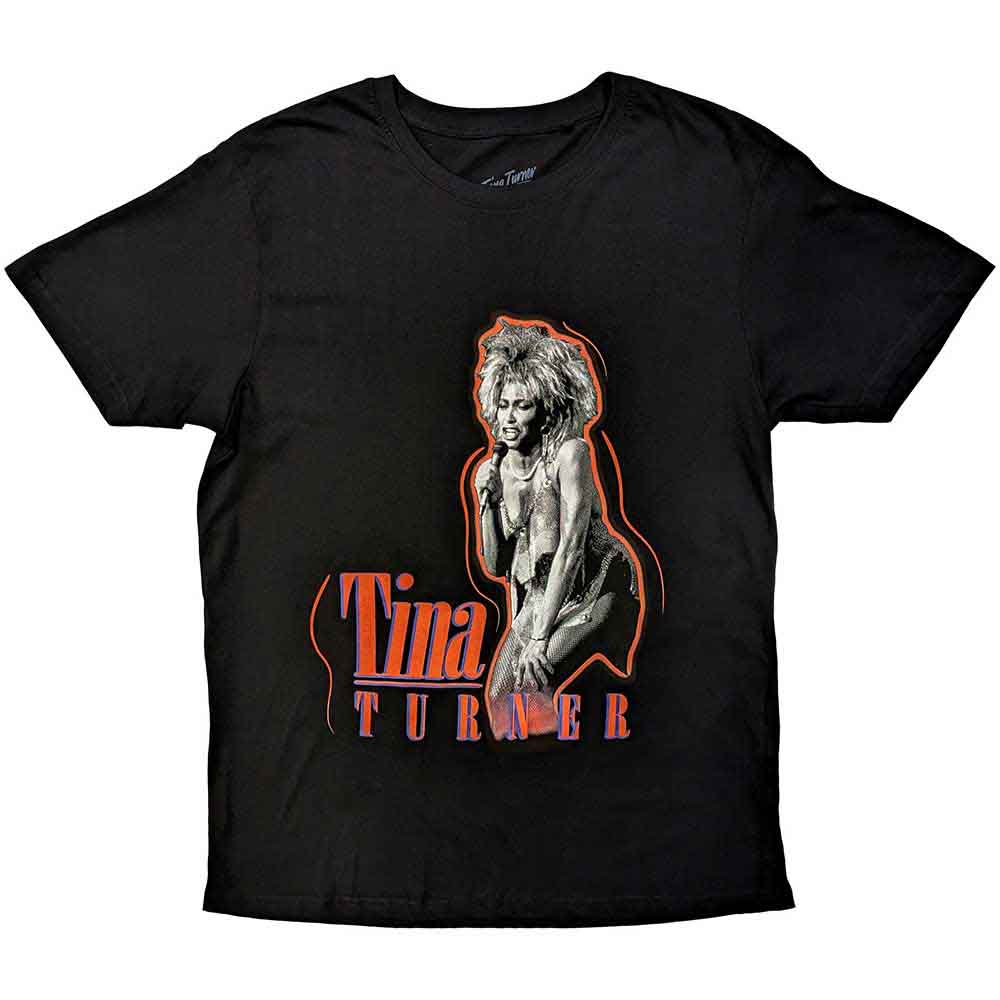 Tina Turner Unisex T-Shirt: Neon (Black)