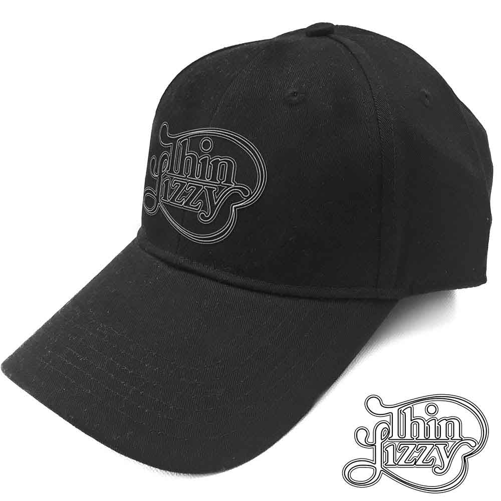 Thin Lizzy Unisex Baseball Cap: Scroll Logo (Black)