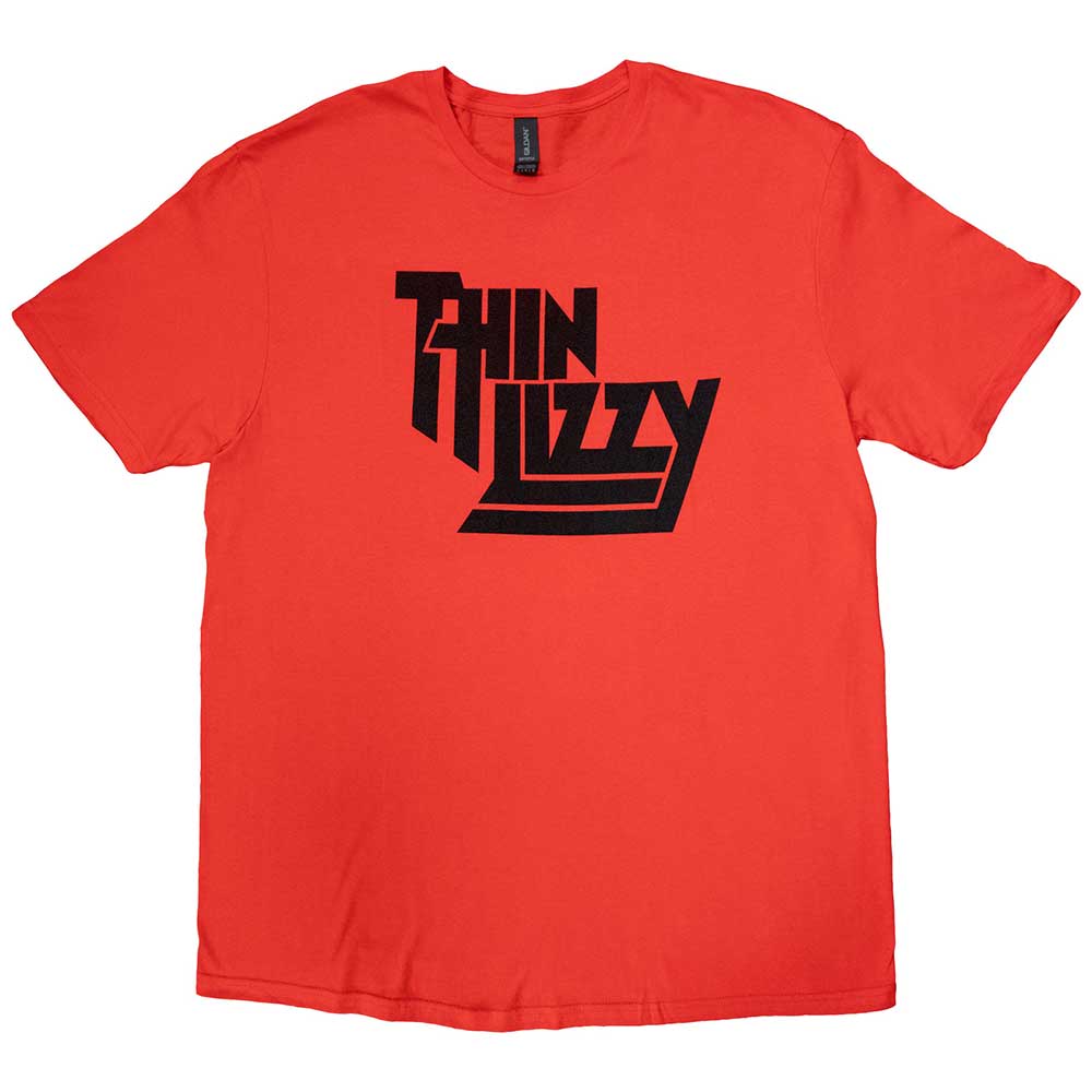 Thin Lizzy Unisex T-Shirt: Logo (Red)