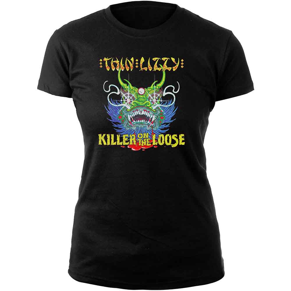 Thin Lizzy Ladies T-Shirt: Killer Lady (Black)