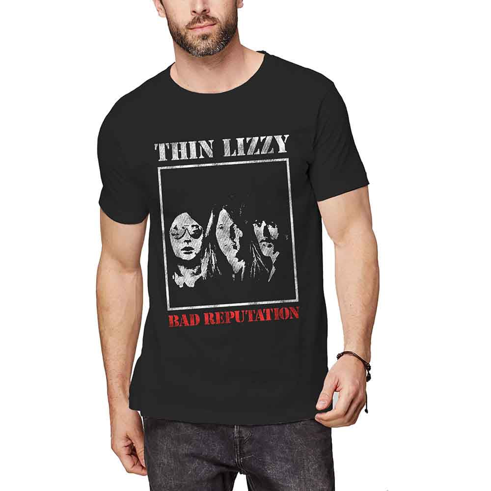 Thin Lizzy Unisex T-Shirt: Bad Reputation (Black)