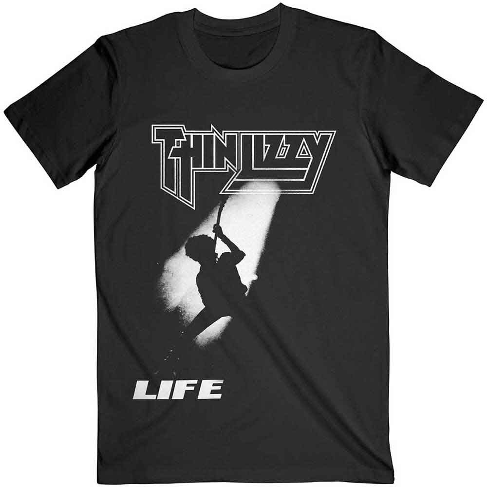 Thin Lizzy Unisex T-Shirt: Life (Black)