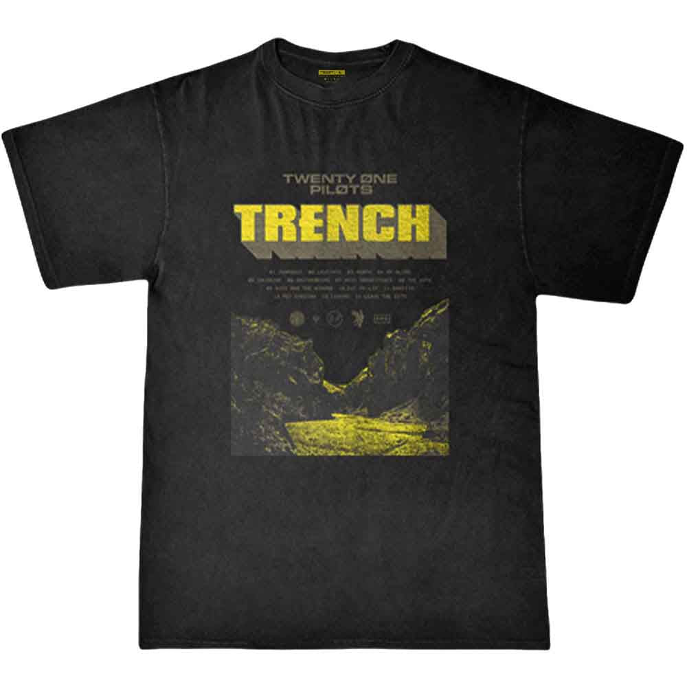 Twenty One Pilots Unisex T-Shirt: Trench Cliff (Black)