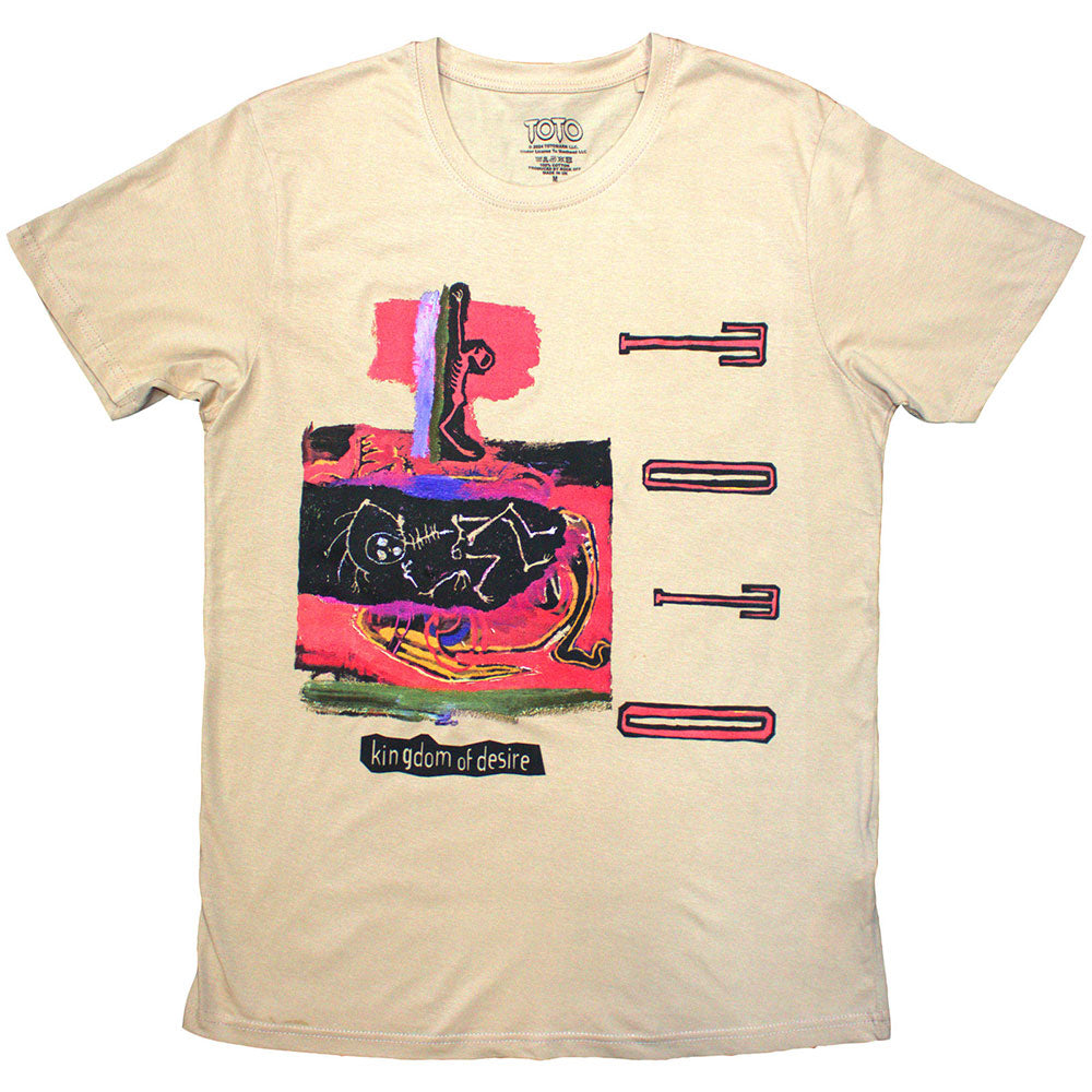 TOTO Unisex T-Shirt: Kingdom of Desire (Sand)