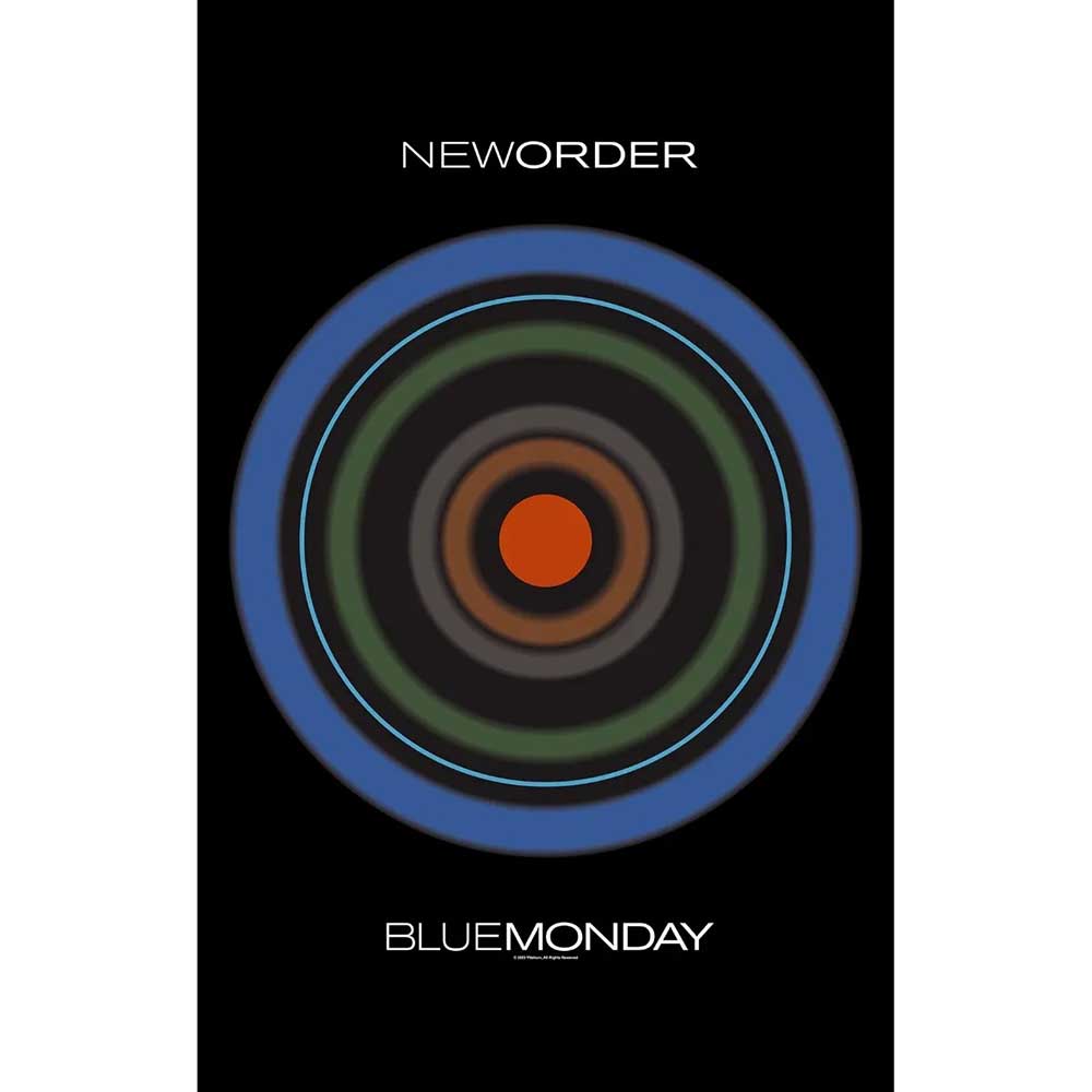 New Order Textile Poster: Blue Monday