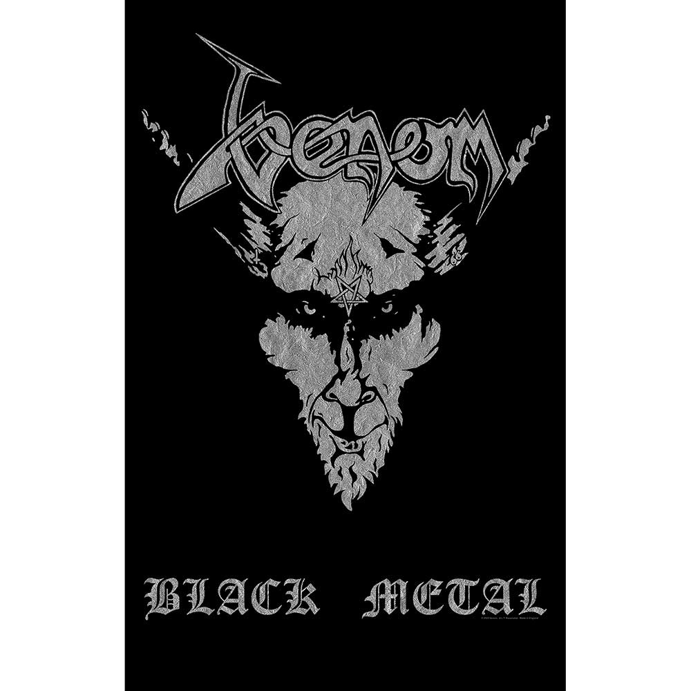 Venom Textile Poster: Black Metal 1