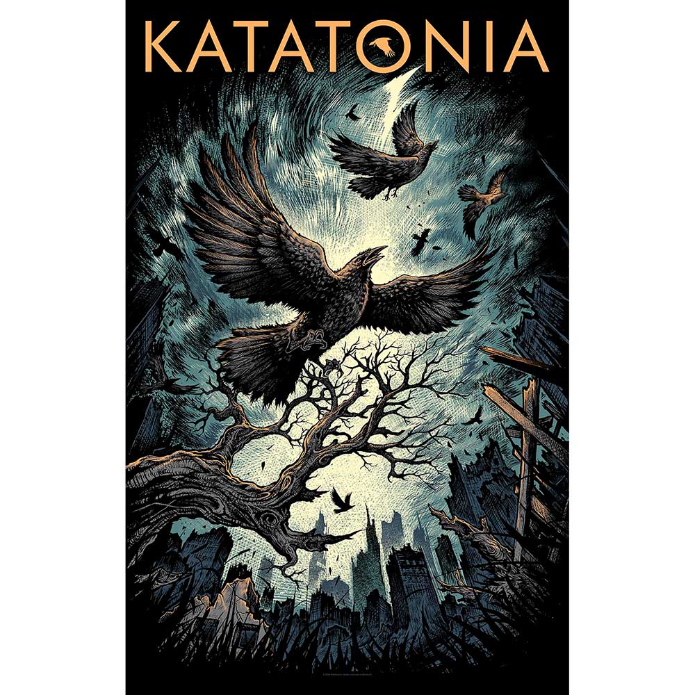 Katatonia Textile Poster: Uncover The Skies