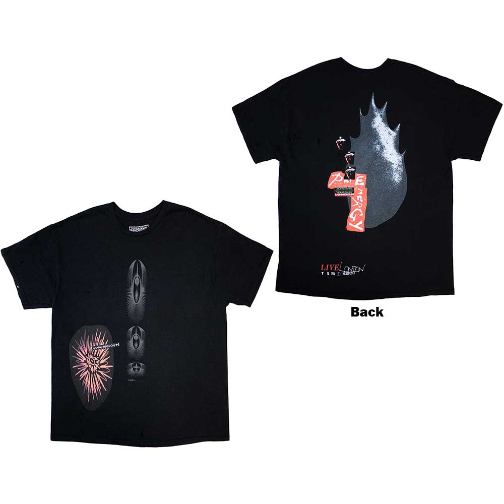 Travis Scott Unisex T-Shirt: Summer Run 2023 London (Black) (Back Print & Ex-Tour) (X-Large)