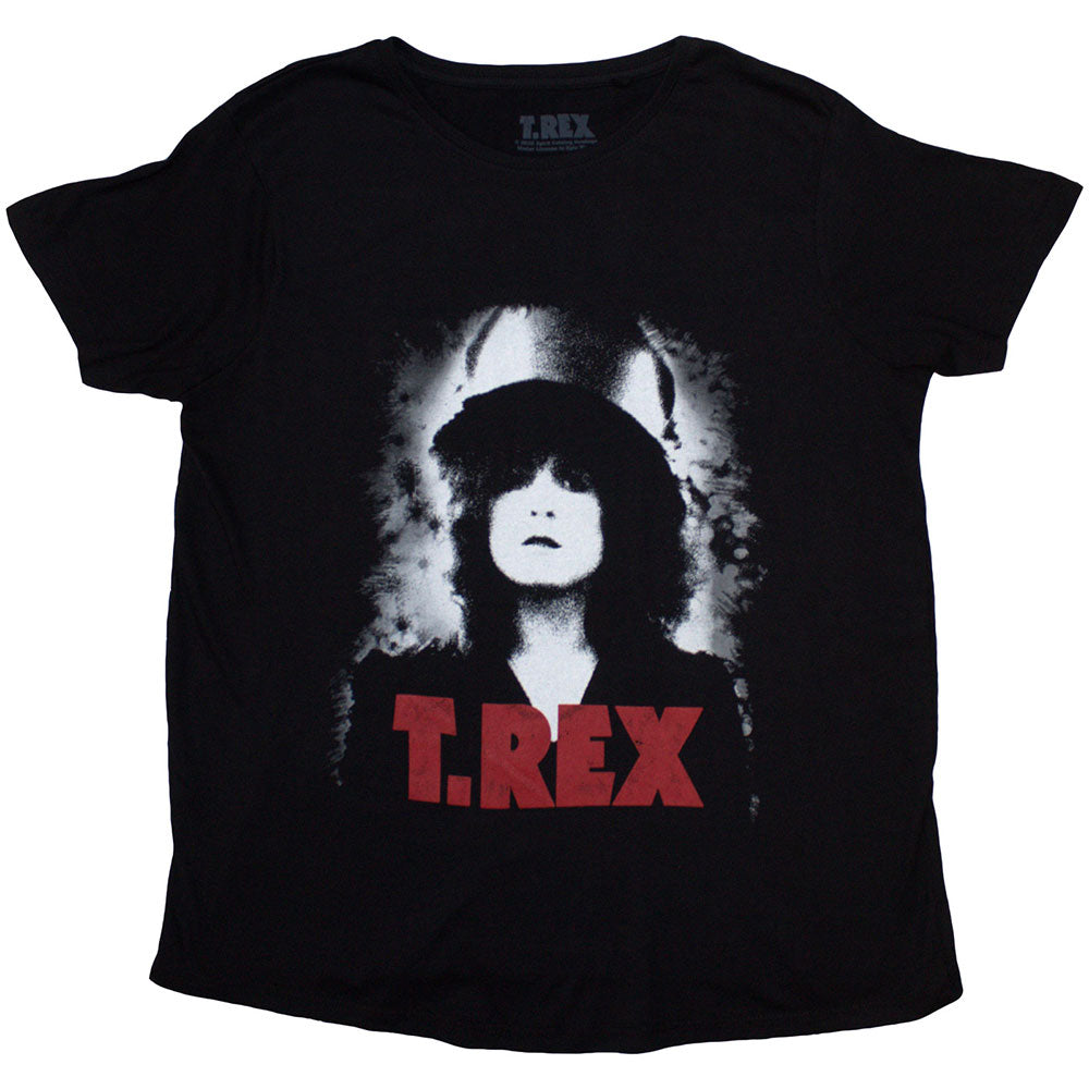 T-Rex Ladies T-Shirt: Slider (Black)